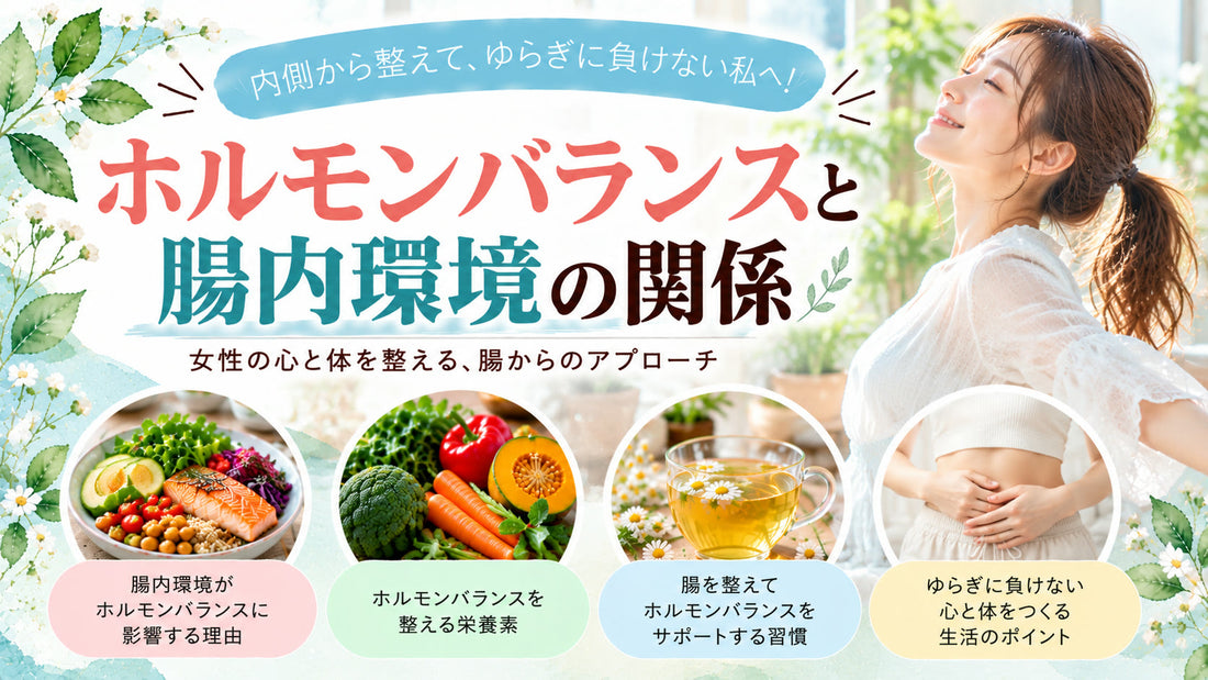 ホルモンバランスと腸内環境の関係の基本と実践方法を紹介するガイド