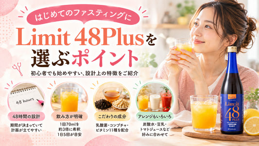 ファスティング初心者がLim:it 48PLUSを選ぶポイントの基本と実践方法を紹介するガイド