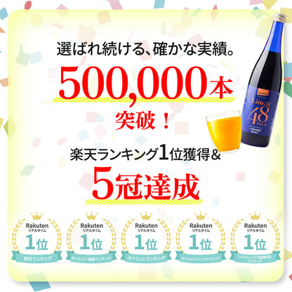たった2日で完了する短期ファスティング専用ドリンク【リセット48PLUS】Limit48